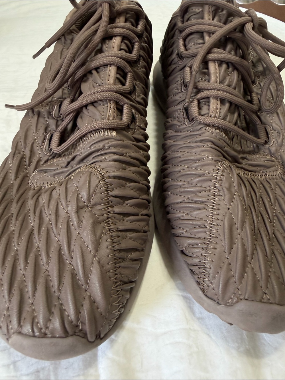 Adidas Tubular Shadow Mens 10.5 Taupe Quilted Sneakers Athletic Running Shoes - Picture 8 of 8